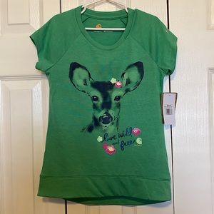 NEW Girls Carhartt Force Deer Top XS 7